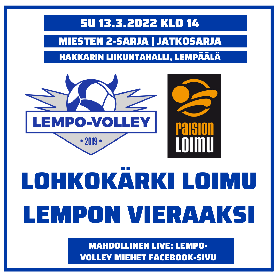 Otteluennakot Lempo Volley